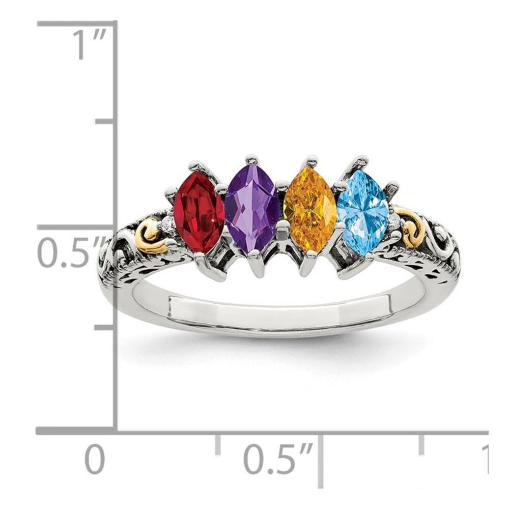 Kazi Luxury 14k Yellow Gold Plain .009 Gauge Rect… - image 7